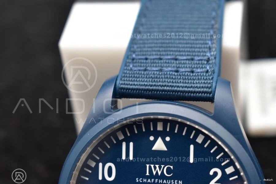 Sport Best Blue Edition Strap on Blue for M+F Pilot Ceramic Nylon Good' Watch A2892 of 'Laureus 1123